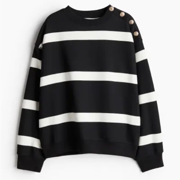 H&M Sweaters - H&M Preppy Striped Crewneck Pullover Sweater XL
